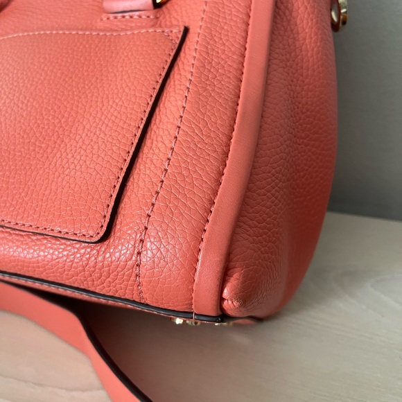 Michael Kors Vibrant Coral Satchel - Picture 5 of 11